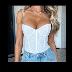 White Fox Boutique White Bodysuit